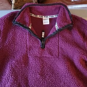 PINK fleece pullover